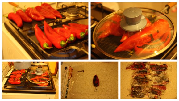 kozlenmişkirmizibiber Közlenmiş kırmızı biber yapılışı