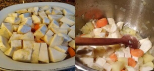 Zeytinyağlı Kereviz Yemeği Yapılışı